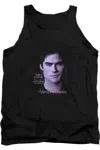 Gildan Vampire Diaries Messenger Adult Tank Top In Black