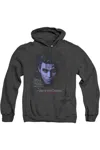 Gildan Vampire Diaries Sense Your Body Adult Heather Hoodie / Hooded Sweatshirt In Black
