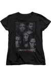 Gildan Vampire Diaries So Here We Are Short Sleeve Women´s Tee / T-shirt In Black
