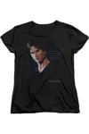 Gildan Vampire Diaries Sometimes Short Sleeve Womens Tee / T-shirt In Black