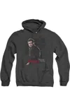 Gildan Vampire Diaries Stefan Adult Heather Hoodie / Hooded Sweatshirt In Black