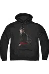 Gildan Vampire Diaries Stefan Adult Pull Over Hoodie / Hooded Sweatshirt In Black
