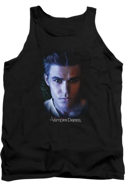 Gildan Vampire Diaries Stefan Adult Tank Top In Black