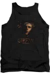 Gildan Vampire Diaries Stefan Smokey Veil Adult Tank Top In Black