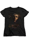 Gildan Vampire Diaries Stefan Smokey Veil Short Sleeve Womens Tee / T-shirt In Black