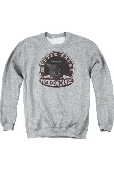 Gildan Vampire Diaries Timberwolves Adult Crewneck Sweatshirt In Multi
