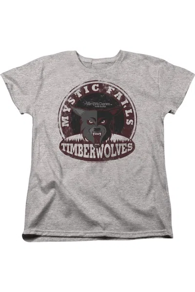 Gildan Vampire Diaries Timberwolves Short Sleeve Womens Tee / T-shirt In Multi