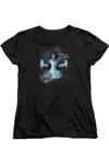 Gildan Vampire Diaries Why Choose Short Sleeve Womens Tee / T-shirt In Black