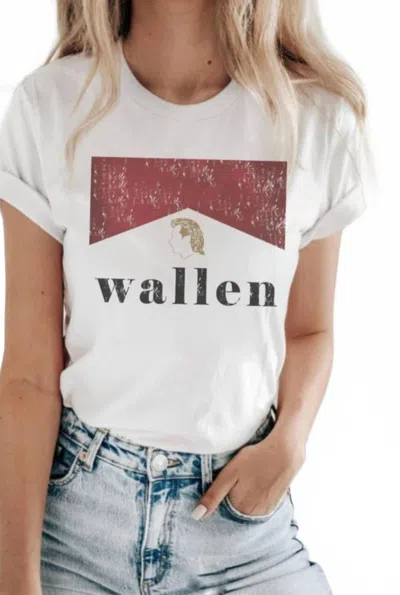 Gildan Wallen Short Sleeve Tee - Plus In White