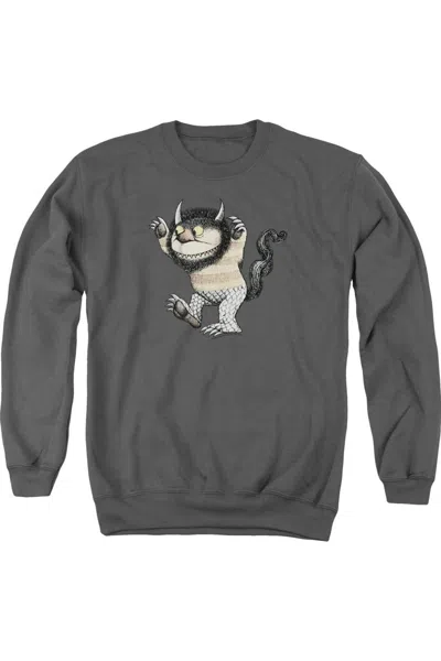 Gildan Where The Wild Things Are Carol Adult Crewneck Sweatshirt In Pink