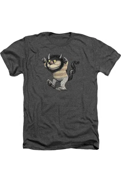 Gildan Where The Wild Things Are Carol Adult Heather Tee / T-shirt In Pink