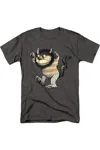 Gildan Where The Wild Things Are Carol Short Sleeve Adult Tee / T-shirt In Pink