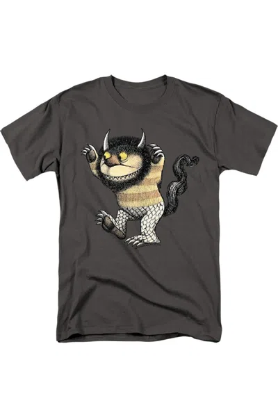 Gildan Where The Wild Things Are Carol Short Sleeve Adult Tee / T-shirt In Pink