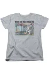 Gildan Where The Wild Things Are Cover Art Short Sleeve Women´s Tee / T-shirt In Multi