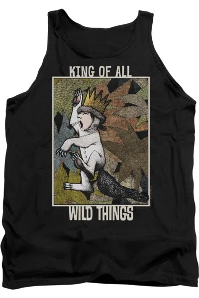 Gildan Where The Wild Things Are King Of All Wild Things Adult Tank Top In Black