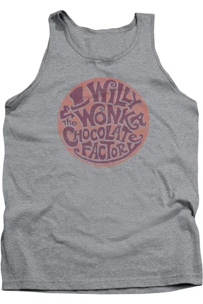 Gildan Willy Wonka And The Chocolate Factory Circle Logo Adult Tank Top In Multi