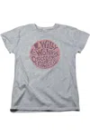 Gildan Willy Wonka And The Chocolate Factory Circle Logo Short Sleeve Womens Tee / T-shirt In Multi