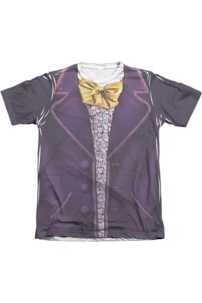 GILDAN WILLY WONKA AND THE CHOCOLATE FACTORY WONKA COSTUME ADULT POLY/COTTON SHORT SLEEVE TEE / T-SHIRT