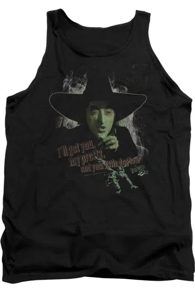Gildan Wizard Of oz And Your Little Dog Too Adult Tank Top In Black