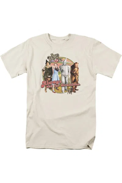 Gildan Wizard Of oz Directions Short Sleeve Adult Tee / T-shirt In White