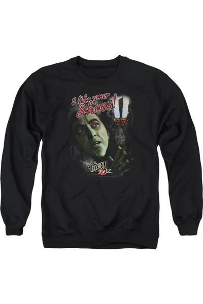Gildan Wizard Of oz I Like Your Shoes Adult Crewneck Sweatshirt In Black