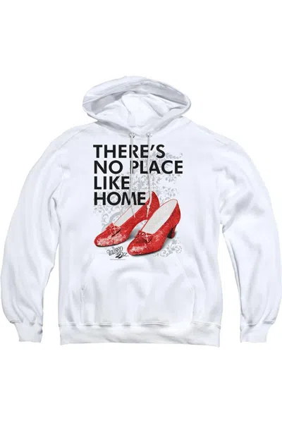Gildan Wizard Of oz No Place Like Home Adult Pull Over Hoodie / Hooded Sweatshirt In White
