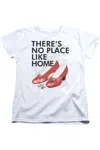 Gildan Wizard Of oz No Place Like Home Short Sleeve Womens Tee / T-shirt In White