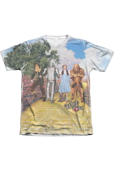 Gildan Wizard Of oz On The Road Adult Poly/cotton Short Sleeve Tee / T-shirt In White