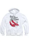 Gildan Wizard Of oz Ruby Slippers Adult Pull Over Hoodie / Hooded Sweatshirt In White