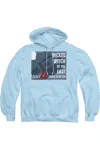 Gildan Wizard Of oz Shoes To Die For Adult Pull Over Hoodie / Hooded Sweatshirt In Blue