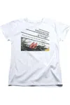 Gildan Wizard Of oz Size 7 Short Sleeve Womens Tee / T-shirt In White