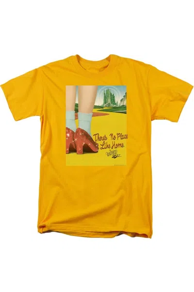 Gildan Wizard Of oz The Way Home Short Sleeve Adult Tee / T-shirt In Gold
