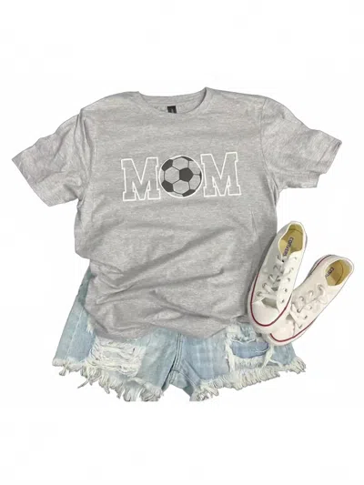 Gildan Women's Soccer Mom In Grey In Gray