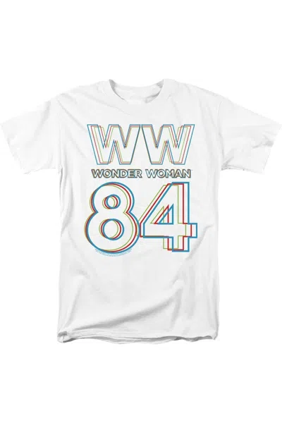 Gildan Wonder Woman 84 3d Hype Logo Short Sleeve Adult Tee / T-shirt In White