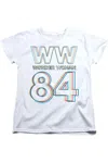 Gildan Wonder Woman 84 3d Hype Logo Short Sleeve Women´s Tee / T-shirt In White