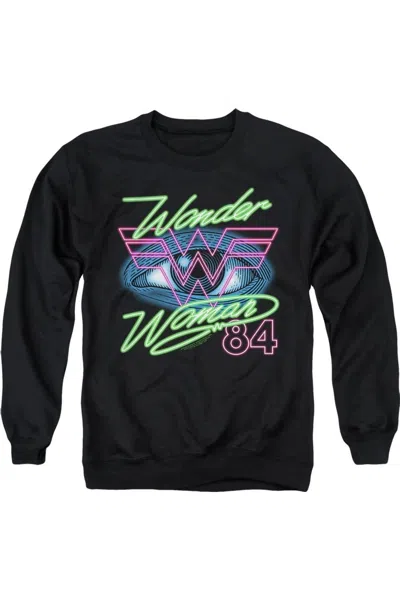 Gildan Wonder Woman 84 84 Eye Adult Crewneck Sweatshirt In Black