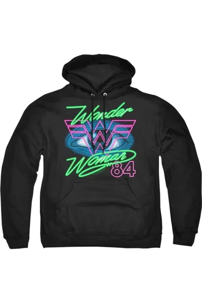 Gildan Wonder Woman 84 84 Eye Adult Pull Over Hoodie / Hooded Sweatshirt In Black