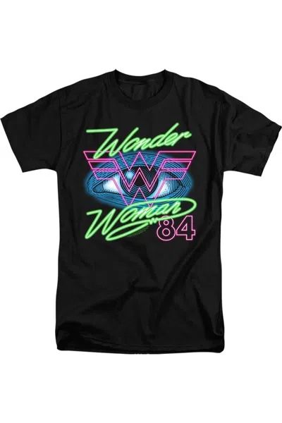 Gildan Wonder Woman 84 84 Eye Short Sleeve Adult Tall Tee / T-shirt In Black
