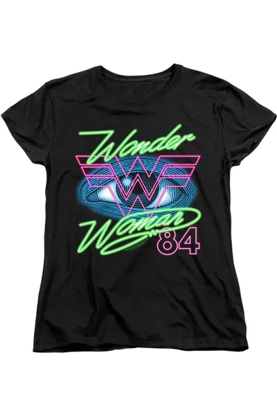 Gildan Wonder Woman 84 84 Eye Short Sleeve Women´s Tee / T-shirt In Black