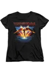 Gildan Wonder Woman 84 84 Metal Short Sleeve Women´s Tee / T-shirt In Black