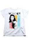Gildan Wonder Woman 84 Color Blocks Short Sleeve Women´s Tee / T-shirt In White