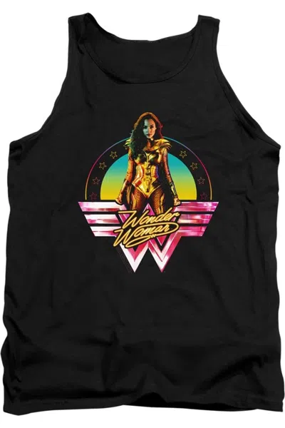 Gildan Wonder Woman 84 Color Pop Adult Tank Top In Black