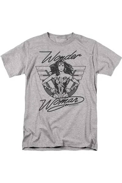 Gildan Wonder Woman 84 Determined Wonder Short Sleeve Adult Tee / T-shirt In Gray