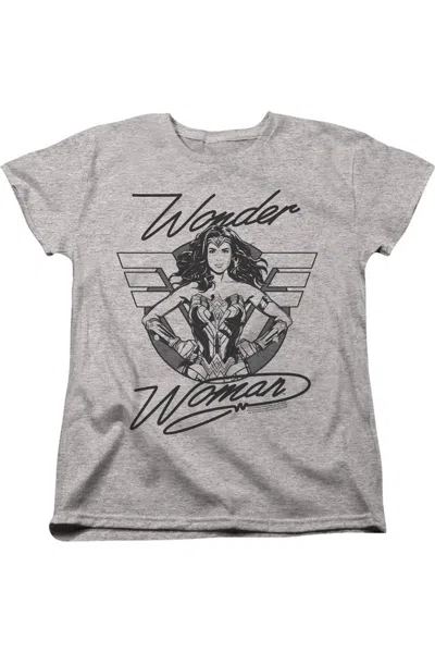 Gildan Wonder Woman 84 Determined Wonder Short Sleeve Women´s Tee / T-shirt In Gray