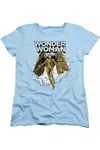 Gildan Wonder Woman 84 Glorious Wonder Short Sleeve Women´s Tee / T-shirt In Blue