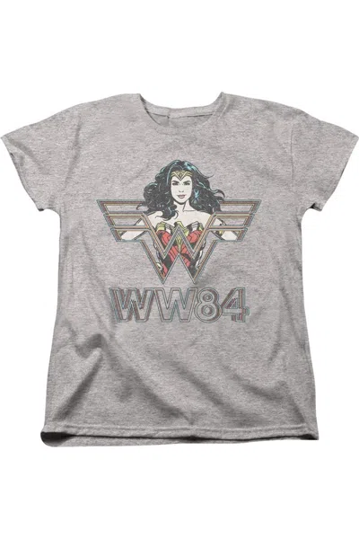 Gildan Wonder Woman 84 In Symbol Short Sleeve Women´s Tee / T-shirt In Gray