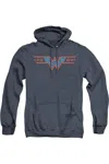 Gildan Wonder Woman 84 Neon Beat Adult Heather Hoodie / Hooded Sweatshirt In Blue