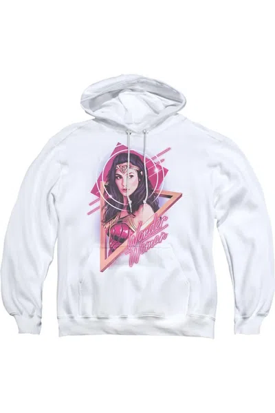 Gildan Wonder Woman 84 Soft Glow Adult Pull Over Hoodie / Hooded Sweatshirt In White