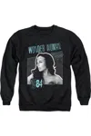 Gildan Wonder Woman 84 Space Poster Adult Crewneck Sweatshirt In Black
