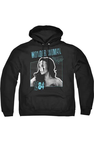Gildan Wonder Woman 84 Space Poster Adult Pull Over Hoodie / Hooded Sweatshirt In Black